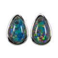 SUGAR POP STERLING SILVER AUSTRALIAN OPAL STUD EARRINGS