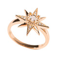 RIPTIDE 14KT ROSE GOLD PLATED AUSTRALIAN WHITE OPAL RING RIPTIDE 14KT ROSE GOLD PLATED AUSTRALIAN WHITE OPAL RING