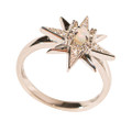 SOUVENIR STERLING SILVER AUSTRALIAN WHITE OPAL RING