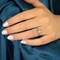 SOUVENIR STERLING SILVER AUSTRALIAN WHITE OPAL RING