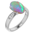 Oval Black Opal 76_Sterling Silver_Oval