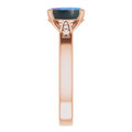 Oval Black Opal 78_Rose Gold_Oval