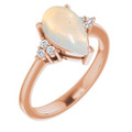 Teardrop White Opal 43_Rose Gold_Teardrop