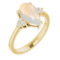 Teardrop White Opal 43_Yellow Gold_Teardrop