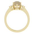 Teardrop White Opal 43_Yellow Gold_Teardrop