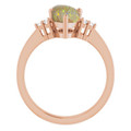 Teardrop Pipe Opal 39_Rose Gold_Teardrop