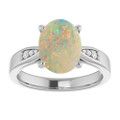 Oval Boulder Opal 95_Sterling Silver_Oval