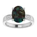 Oval Boulder Opal 97_Sterling Silver_Oval