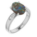Oval Boulder Opal 97_Sterling Silver_Oval