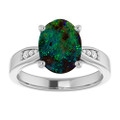Oval Boulder Opal 98_Sterling Silver_Oval