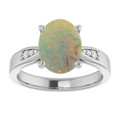 Oval Boulder Opal 99_Sterling Silver_Oval
