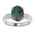 Oval Boulder Opal 100_Sterling Silver_Oval
