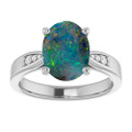 Oval Boulder Opal 102_Sterling Silver_Oval