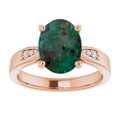Oval Boulder Opal 104_Rose Gold_Oval