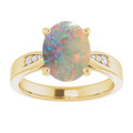 Oval Boulder Opal 105_Yellow Gold_Oval