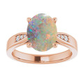 Oval Boulder Opal 105_Rose Gold_Oval