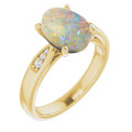 Oval Boulder Opal 105_Yellow Gold_Oval