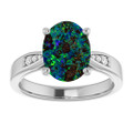 Oval Boulder Opal 108_Sterling Silver_Oval