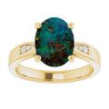Oval Boulder Opal 109_Yellow Gold_Oval