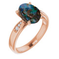 Oval Boulder Opal 109_Rose Gold_Oval