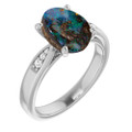 Oval Boulder Opal 109_White Gold_Oval