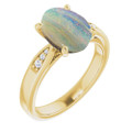 Oval Boulder Opal 112_Yellow Gold_Oval