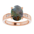 Oval Boulder Opal 113_Rose Gold_Oval