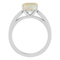 Oval White Opal 116_White Gold_Oval