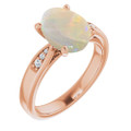 Oval White Opal 117_Rose Gold_Oval