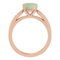 Round White Opal 120_Rose Gold_Round