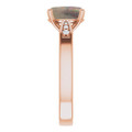Oval Black Opal 121_Rose Gold_Oval