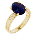 Oval Black Opal 122_Yellow Gold_Oval