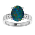 Oval Opal Triplet 130_Sterling Silver_Oval