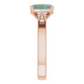 Oval Opal Triplet 132_Rose Gold_Oval