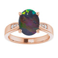 Oval Opal Triplet 132_Rose Gold_Oval