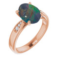 Oval Opal Triplet 132_Rose Gold_Oval