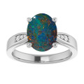 Oval Opal Triplet 133_Sterling Silver_Oval