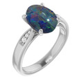Oval Opal Triplet 134_Sterling Silver_Oval