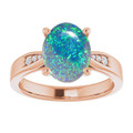 Oval Black Opal 6_Rose Gold_Oval
