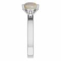 Oval White Opal 14_Sterling Silver_Oval