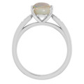 Oval White Opal 14_Sterling Silver_Oval