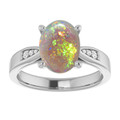 Oval White Opal 14_Sterling Silver_Oval