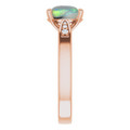 Oval Black Opal 16_Rose Gold_Oval