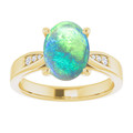 Oval Black Opal 16_Yellow Gold_Oval