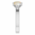 Oval White Opal 18_White Gold_Oval