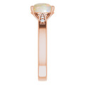 Oval White Opal 18_Rose Gold_Oval