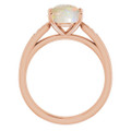 Oval White Opal 18_Rose Gold_Oval