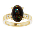 Oval Boulder Opal 31_Yellow Gold_Oval