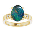 Oval Boulder Opal 35_Yellow Gold_Oval