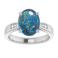 Oval Opal Triplet 58_Sterling Silver_Oval